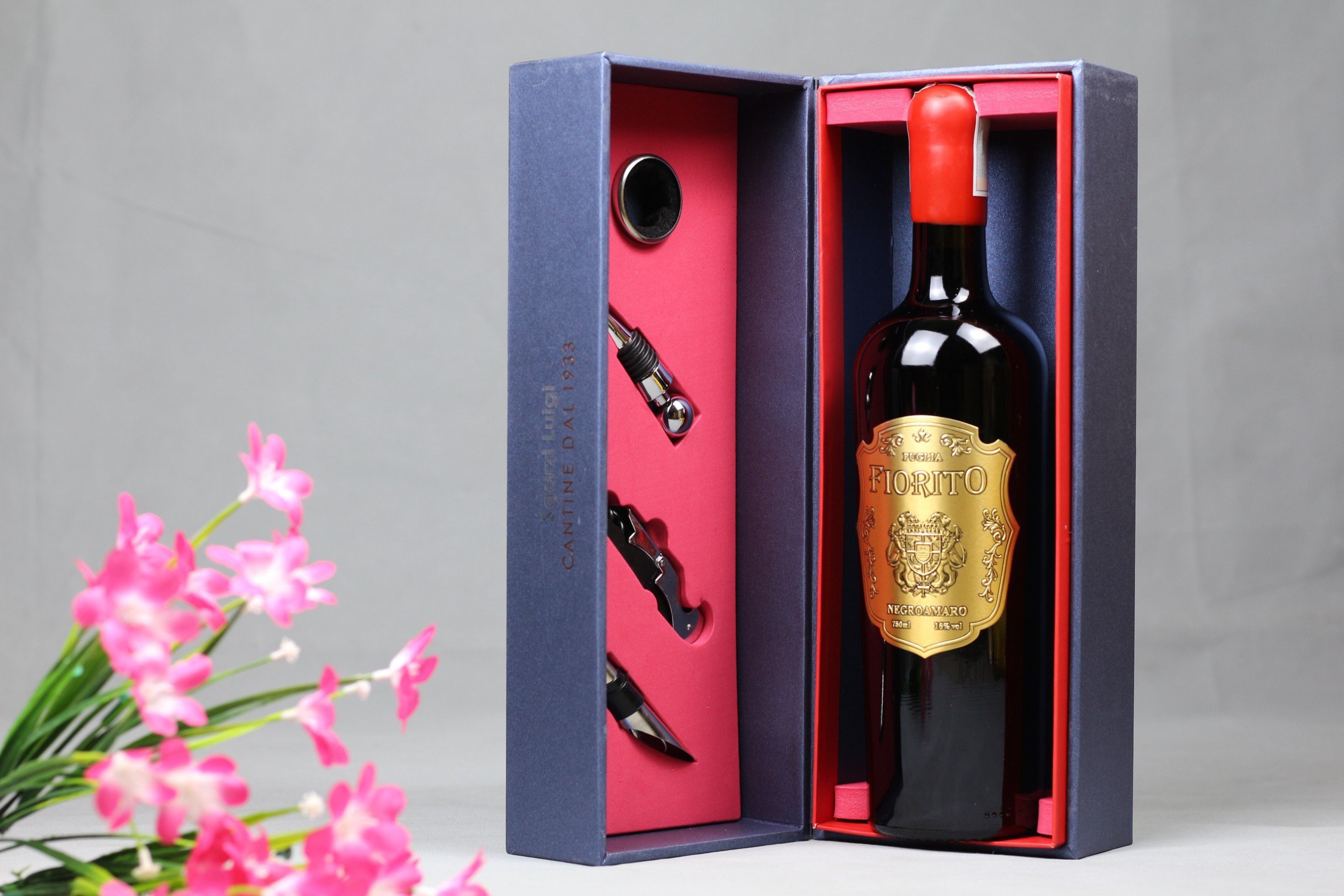 Vang đỏ nhập khẩu Ý FIORITO 16 độ