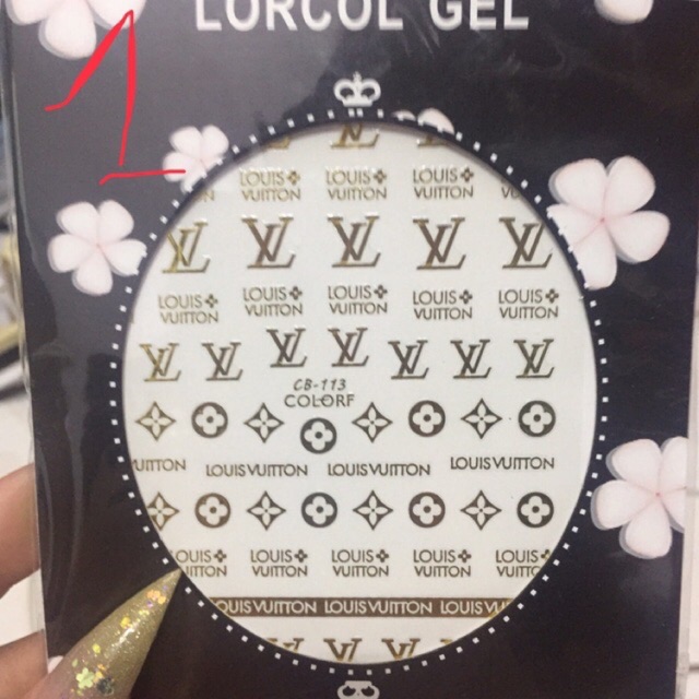 Sticker dán móng tay nhiều mẫu khác nhau