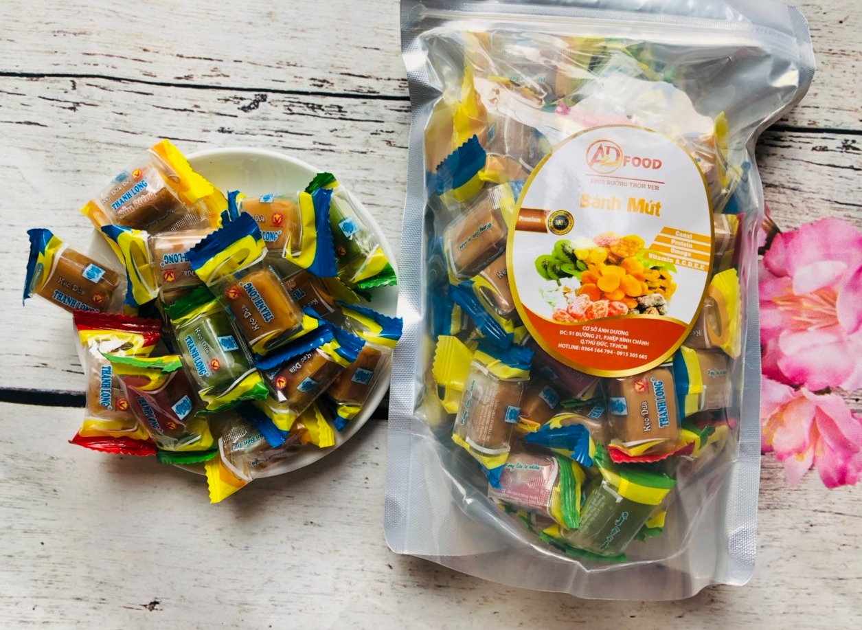 500g kẹo dừa Bến Tre mix đủ vị