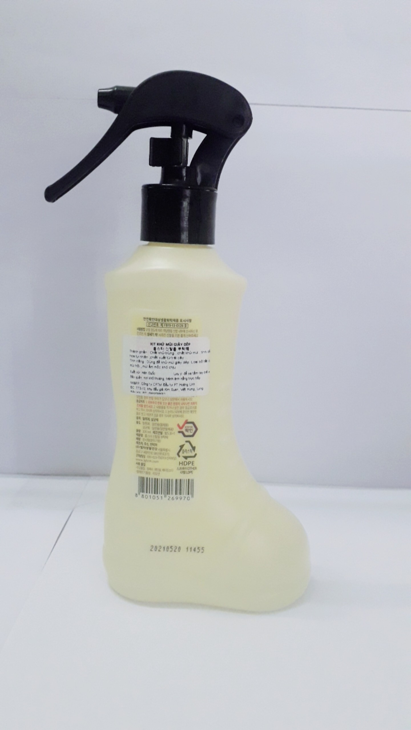 Xịt khử mùi giày dép Hàn Quốc 200ml