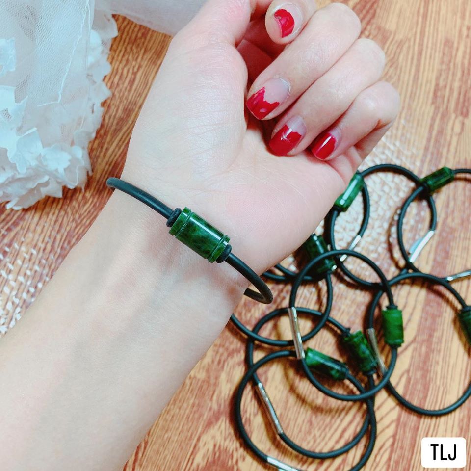 Vòng tay lu thống cẩm thạch may mắn MS25