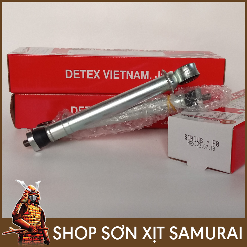 Ty giảm xóc sau xe Sirius Ø8 - 1 đôi - Thương hiệu detex