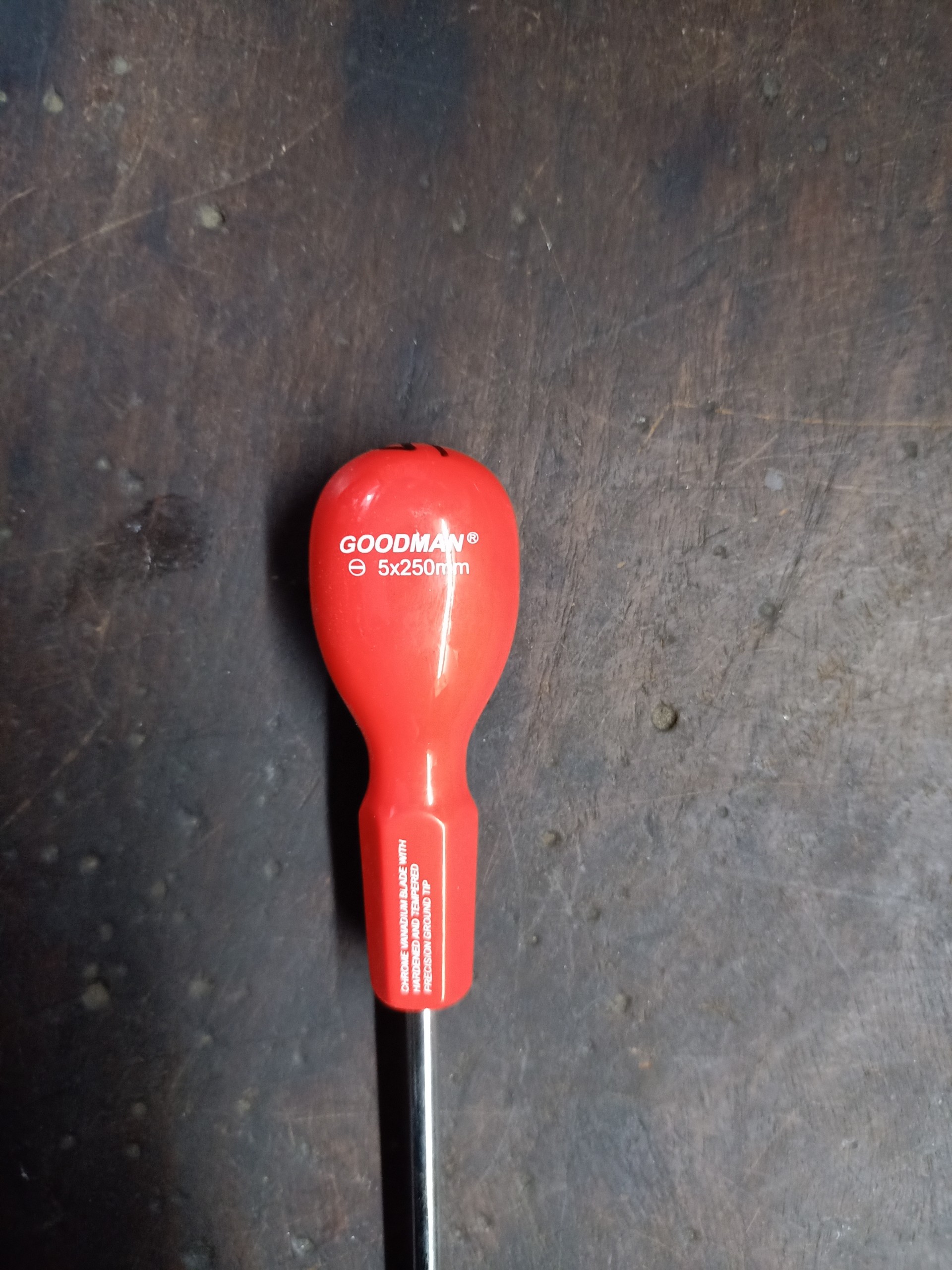 TUA VÍT DẸP GOODMAN 5LY x 250MM