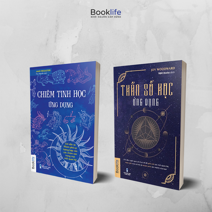 Combo 2 cuốn Chiêm tinh học ứng dụng + Thần số học ứng dụng