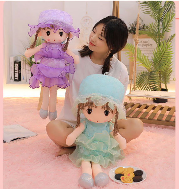 Búp bê cô gái cao cấp Tím