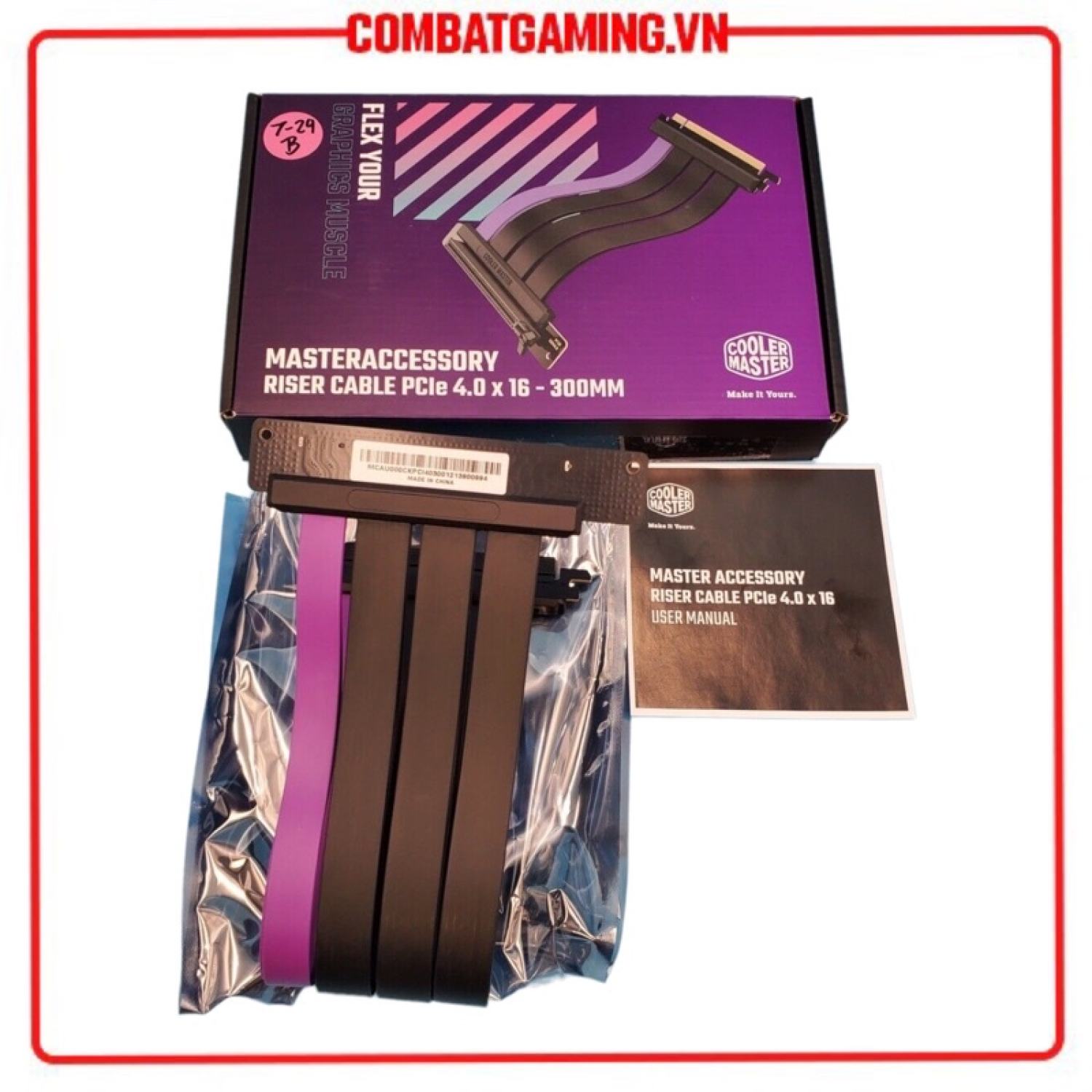 Bộ dựng vga cooler master vertical graphics card holder kit v3 pcie 4.0