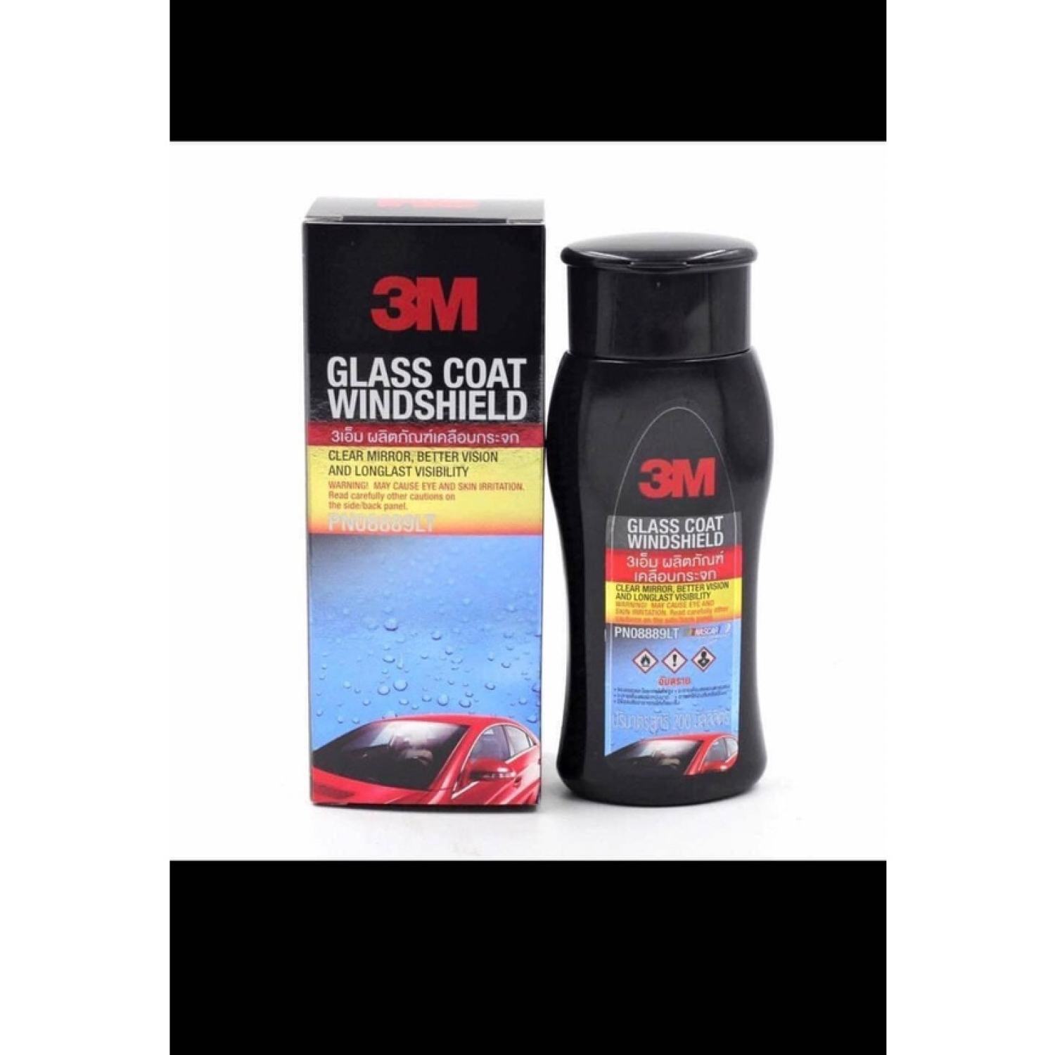 Dung dịch chống bám nước trên kính xe 3M - Glass Coat Windshield 08889 LT 200ml - Phủ nano kính