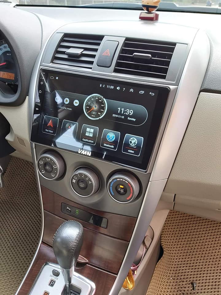 Mặt dưỡng màn hình android cho xe TOYOTA ALTIS 2008-2013