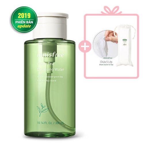 NƯỚC TẨY TRANG TRÀ XANH INNISFREE GREEN TEA CLEANSING WATER 300ml