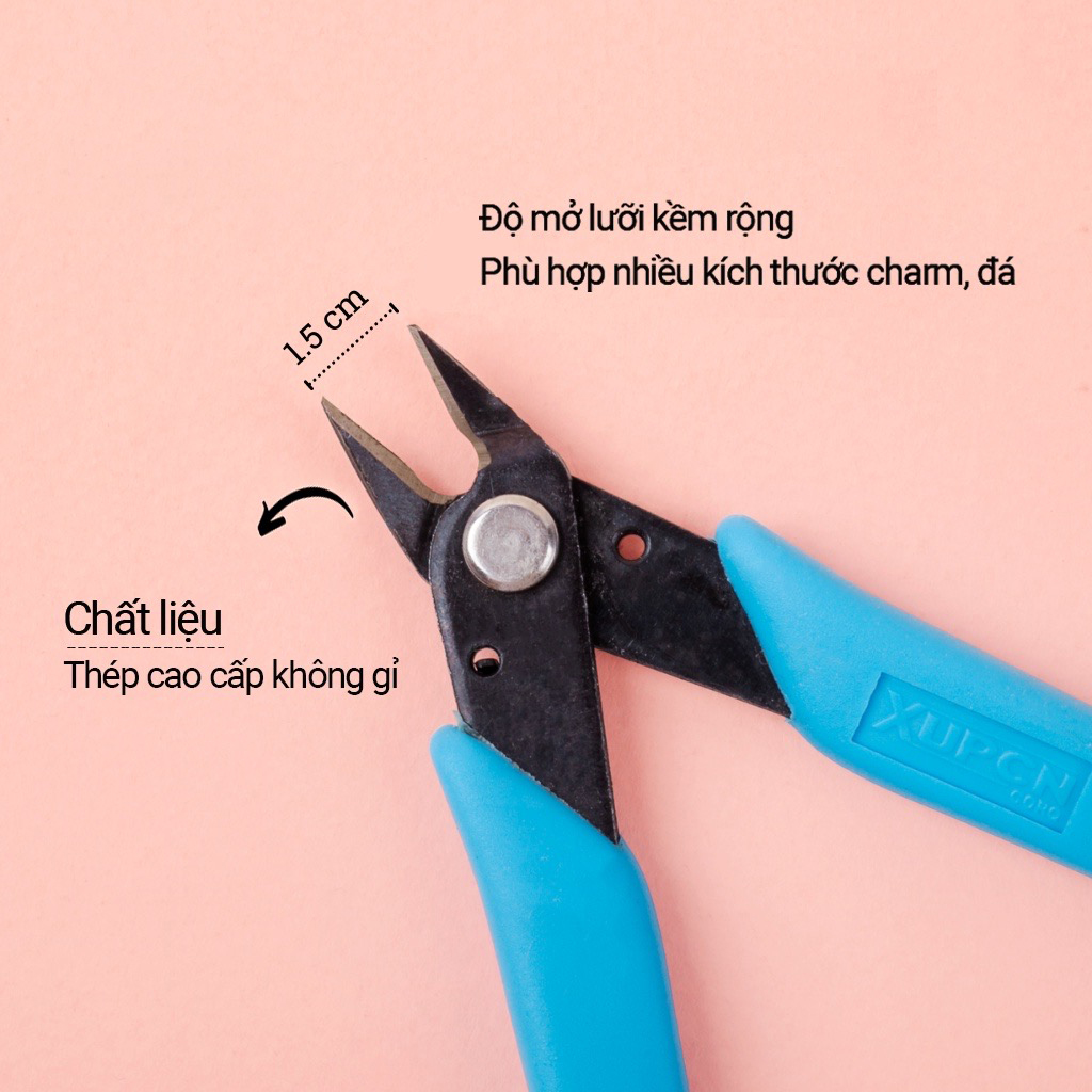 Kềm phá đá nails, kềm phá charm trang trí móng (Cây)