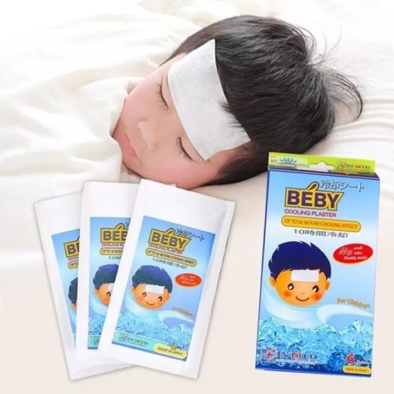 [HCM]Dán Hạ Sốt Beby - Nhập Khẩu Nhật Bản - Túi 2 Miếng