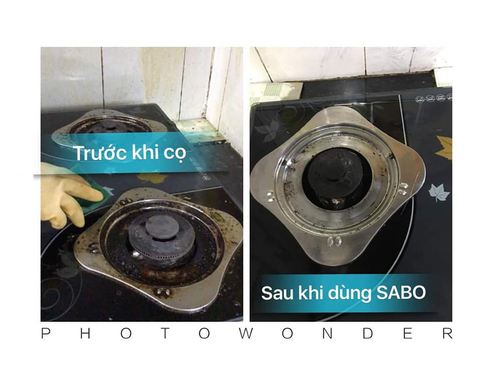 NƯỚC TẨY RỬA DẦU MỠ BÁM KÉT SABO - M CHAI 500ML
