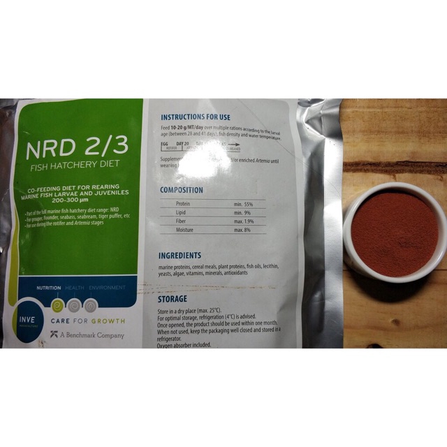 Combo 100G Cám Thái Inve (2/3 Và 3/5) - thức ăn cá cảnh - Hàng Công Ty