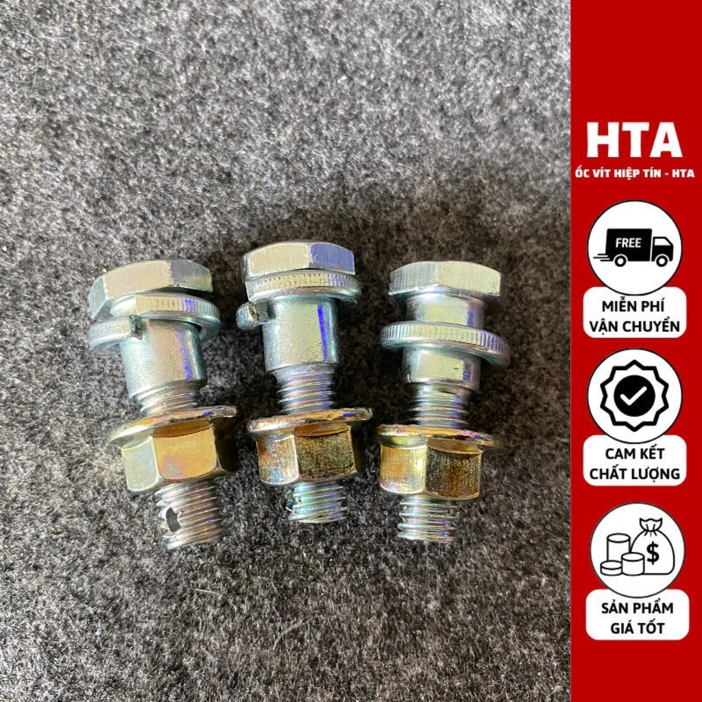 Ốc má đùm sau wave / dream / fu / wave blade honda, ốc i dr +w, ốc chặn má phanh honda