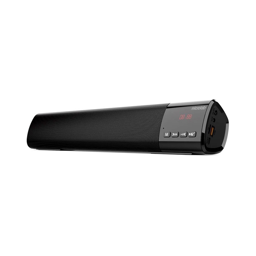 Loa bluetooth Microlab MS212 sạc pin thanh dài siêu hay gắn được thẻ nhớ USB - Mẫu mới