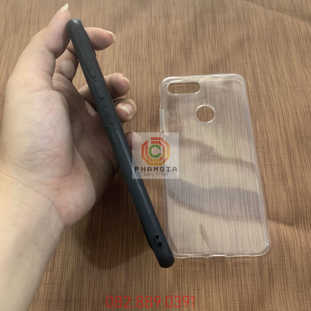 Ốp Lưng Dẻo Trong, Dẻo Đen Auto Focus Xiaomi Mi 8 Lite