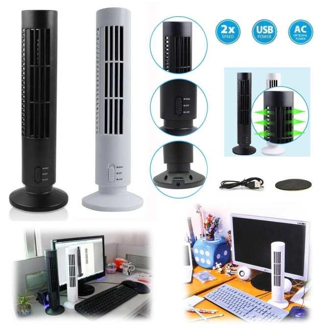 Quạt điều hòa mini hình tháp để bàn