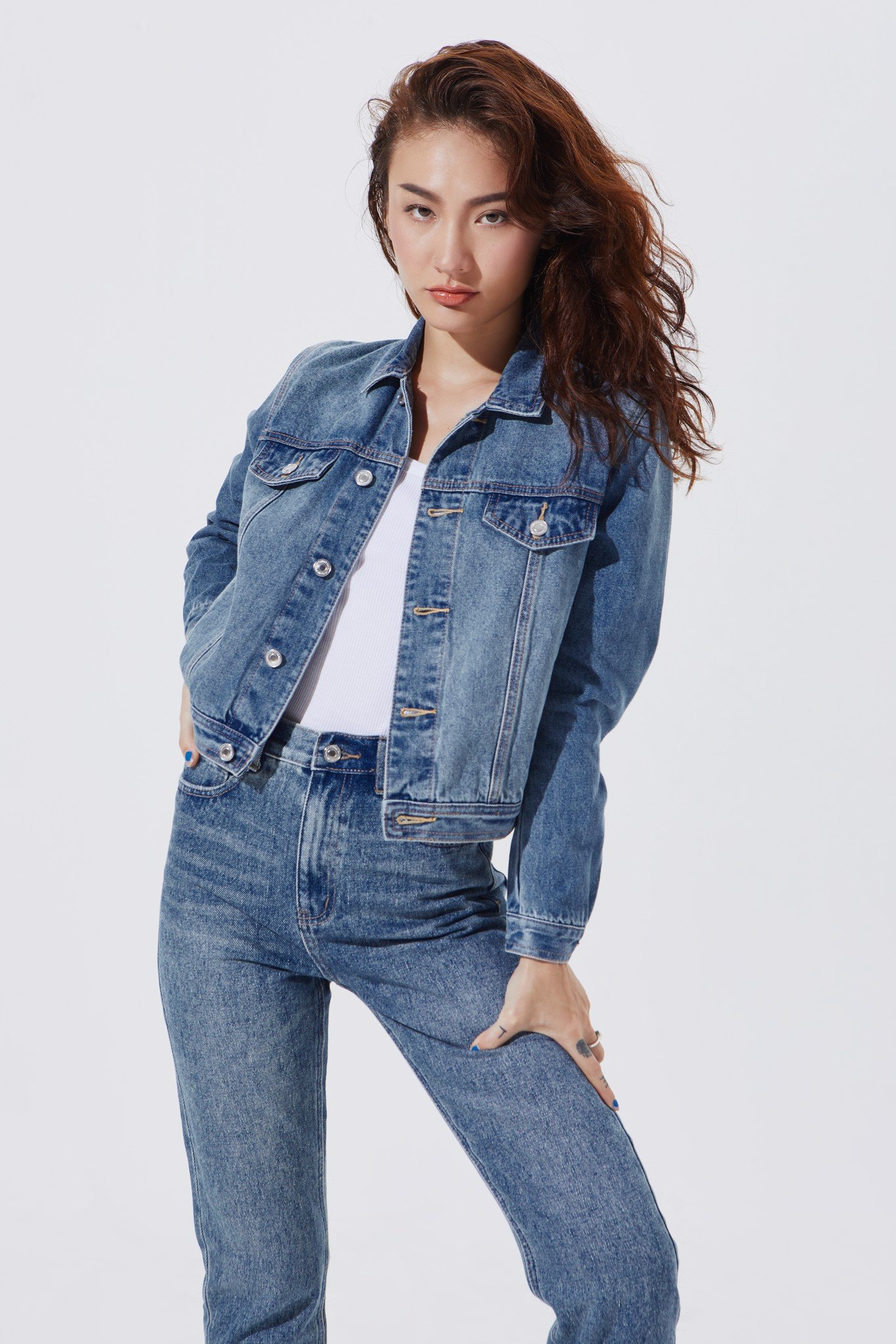 TheBlueTshirt - Blue Dream Jean Jacket - Áo Khoác Jean Xanh