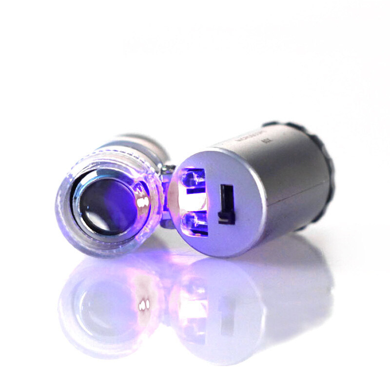 kính lúp 60X cầm tay có đèn
