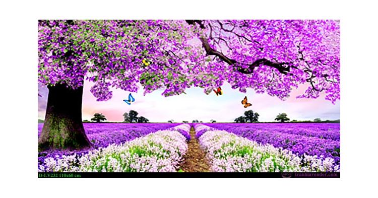 Tranh đính đá hàng cậy hạnh phúc_lv232_110*50cm