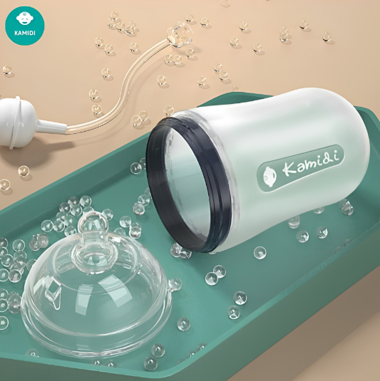 Bình sữa Kamidi Silicon Trắng