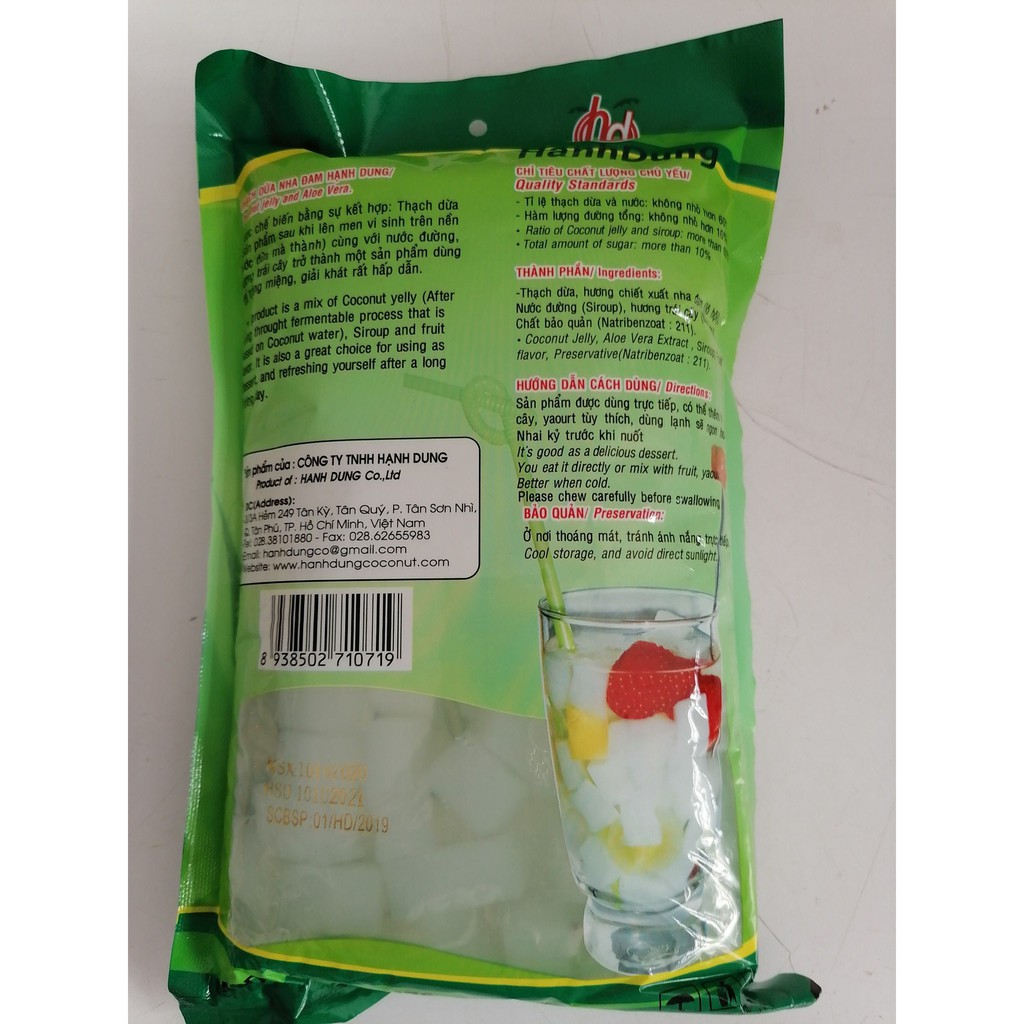 Thạch dừa nha đam Hạnh Dung 1kg