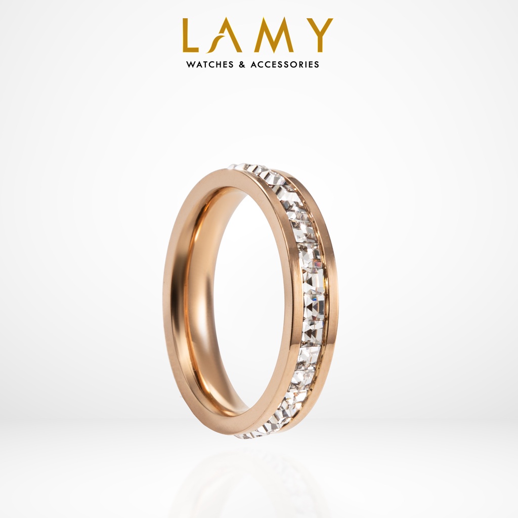 Nhẫn nam nữ cde eternity ring rose gold cde8022rg