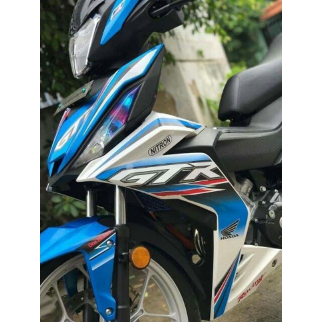 Tem rời gtr xe winner trắng xanh