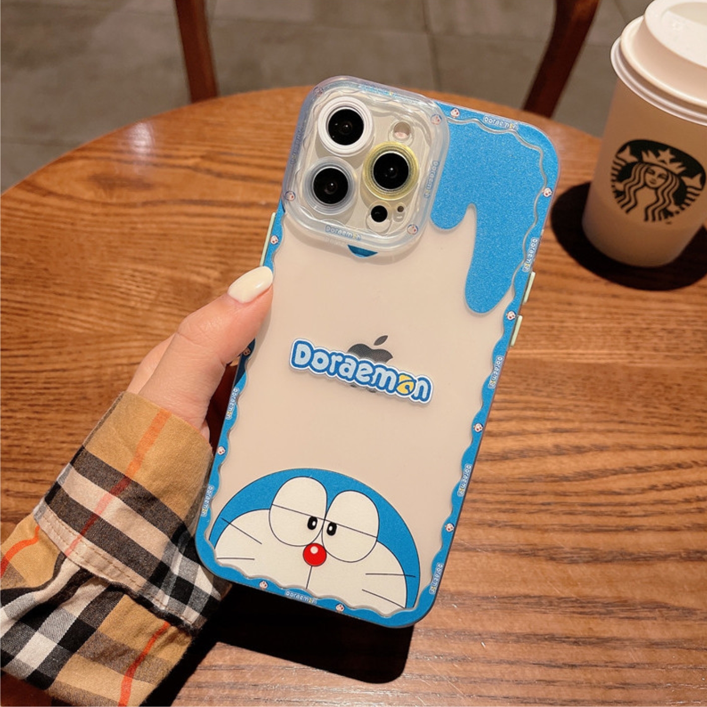 Ốp Lưng Silicon Chống Sốc Viền Nổi I AM DORAEMON