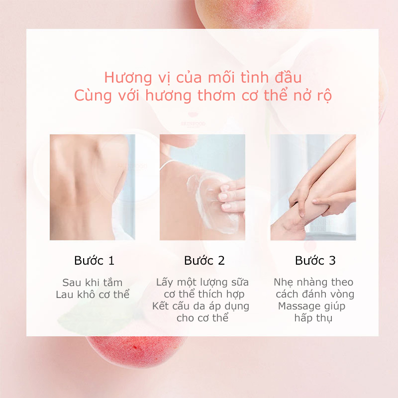Cherry body wash whitening cream 200ml