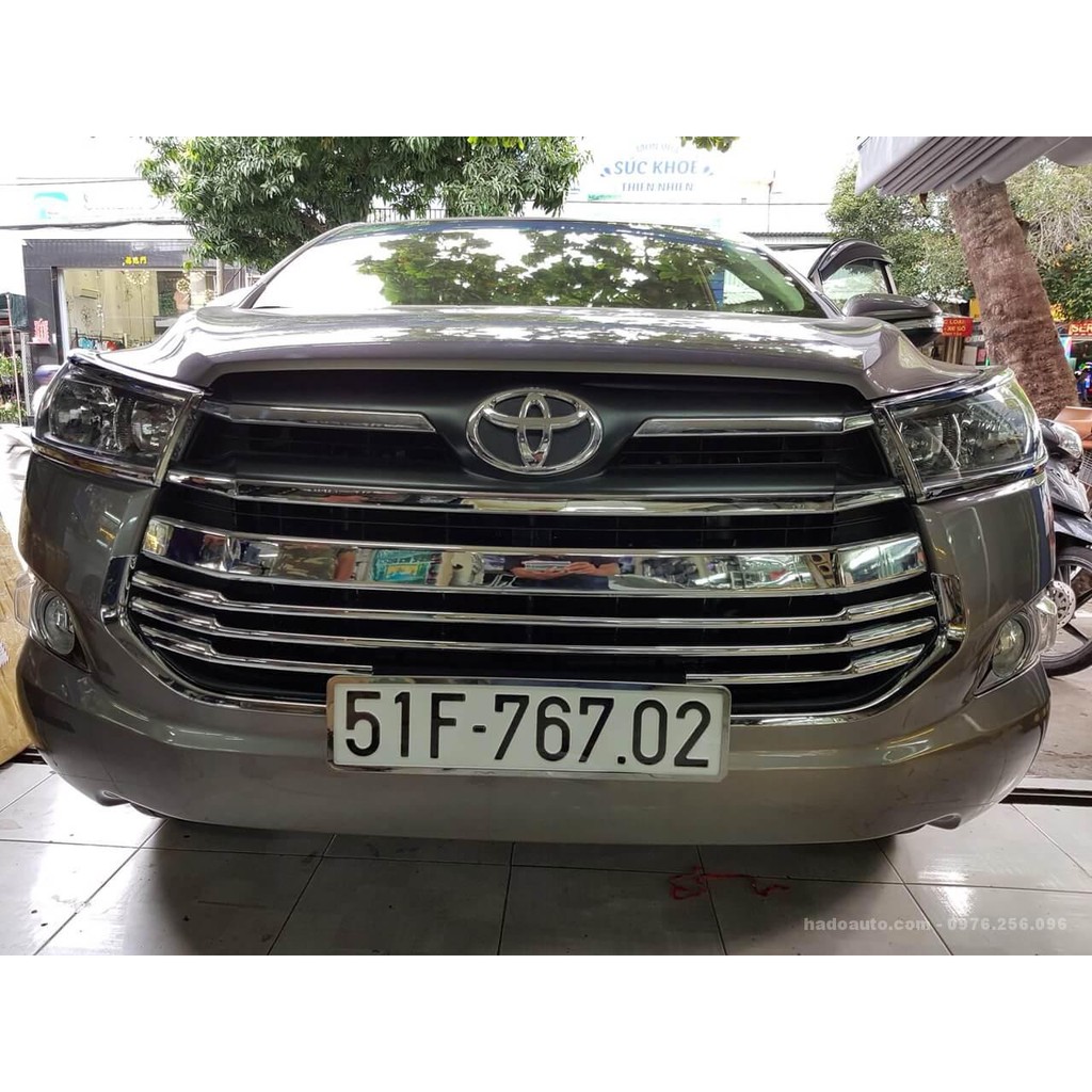 Ốp trang trí mặt calang toyota innova 2018-2019-2020 mạ crom