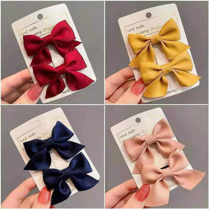 Set Kẹp Tóc Nơ Dễ Thương Cho Bé Gái