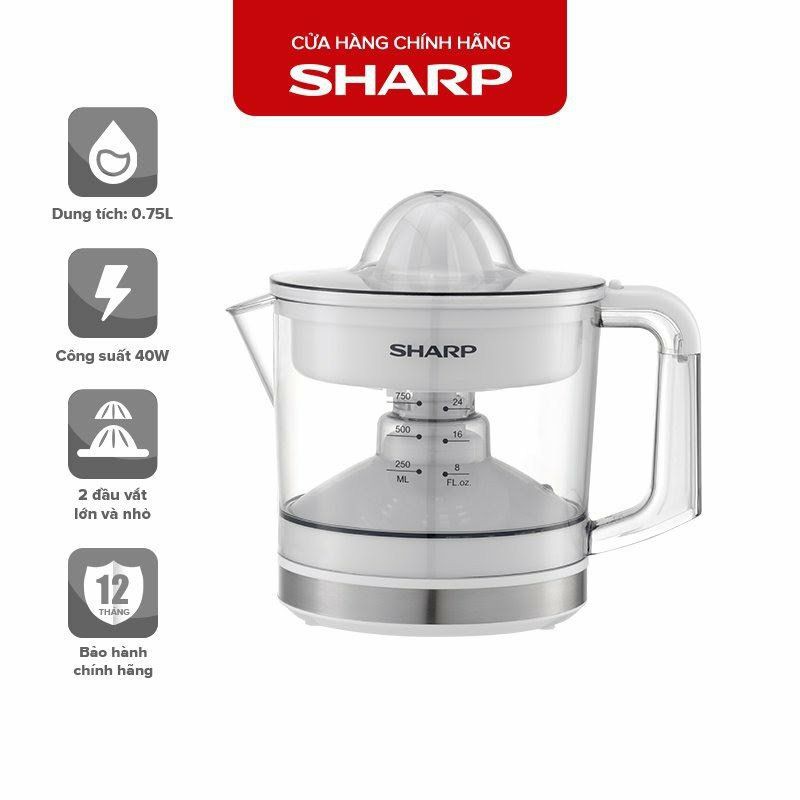 Máy vắt cam Sharp 40W EJ-J407-WH