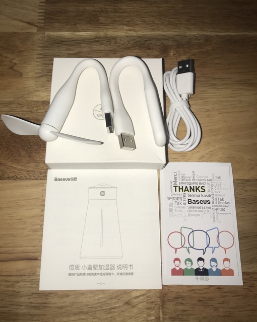 Máy phun sương Baseus Tặng Quạt và Đèn USB