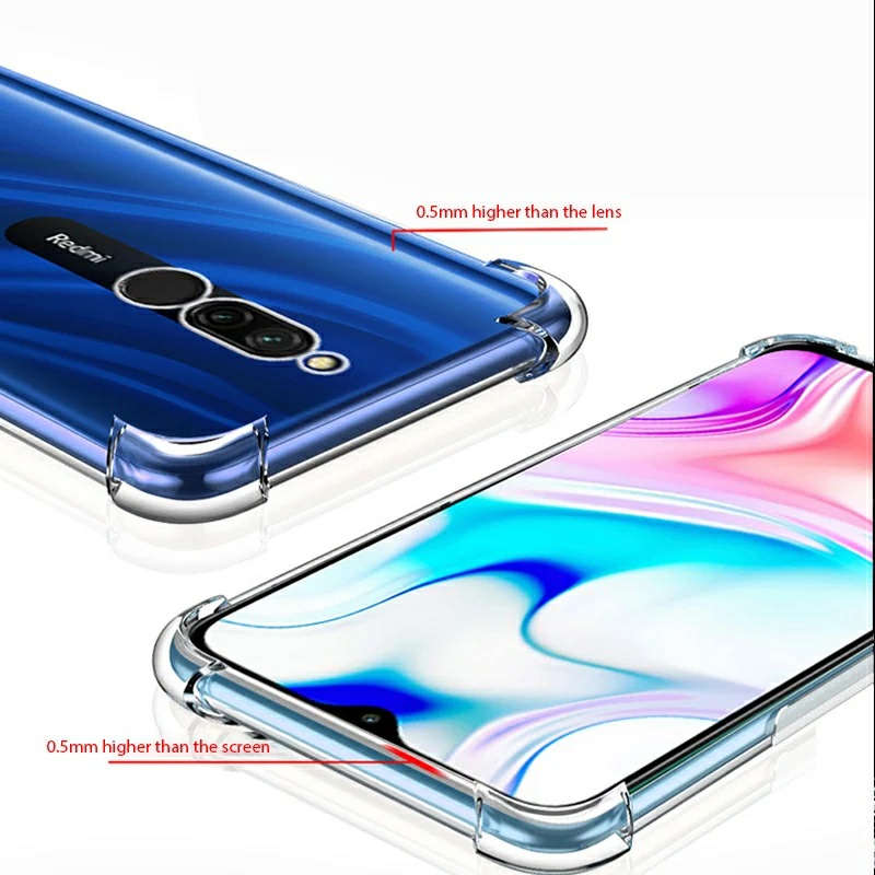 Ốp lưng Xiaomi Redmi 8 / 8A dùng chung dẻo màu siêu mỏng ôm khít máy
