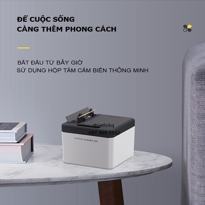 Hộp tăm cảm biến thông minh