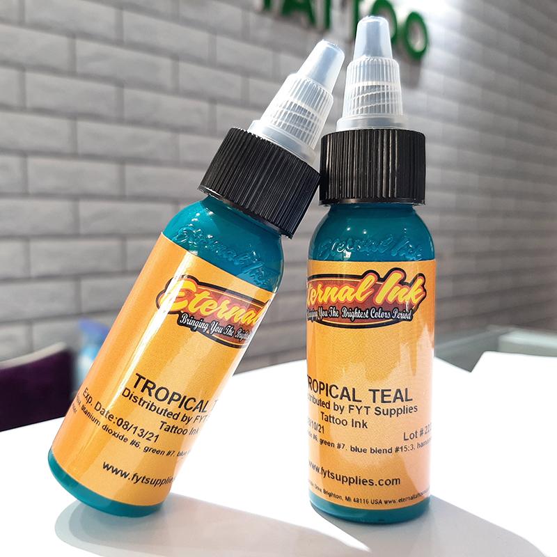 MỰC XĂM HÌNH ENTERNAL INK TROPICAL TEAL 30ML