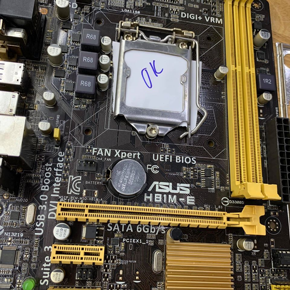 MAINBOARD ASUS H81M-K/E/D SOCKET 1150 ZIN ĐẸP