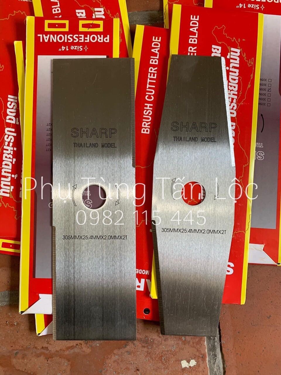 Dao cắt cỏ SHARP các cỡ dày 2li, 2.4li