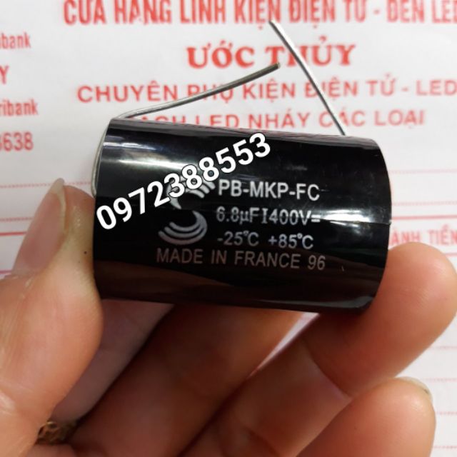 1con tụ loa zin 6,8uf 400v
