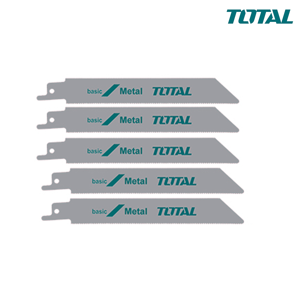 Bộ 5 lưỡi cưa kiếm 150mm cắt kim loại TOTAL