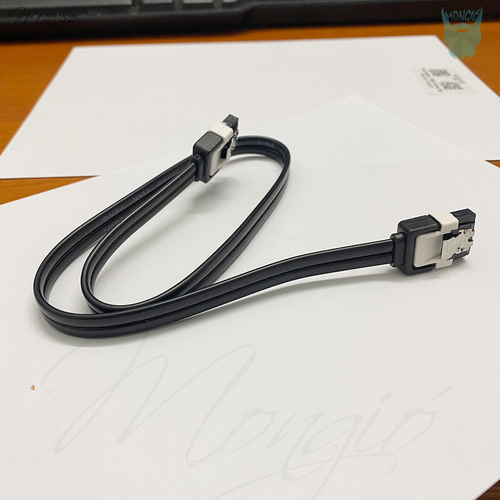 Cáp kết nối dữ liệu SATA 2 đầu thẳng cho ổ cứng PC (Đen)