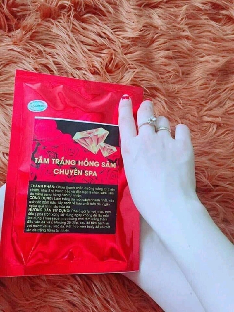 sửa tắm trắng hồng sâm
