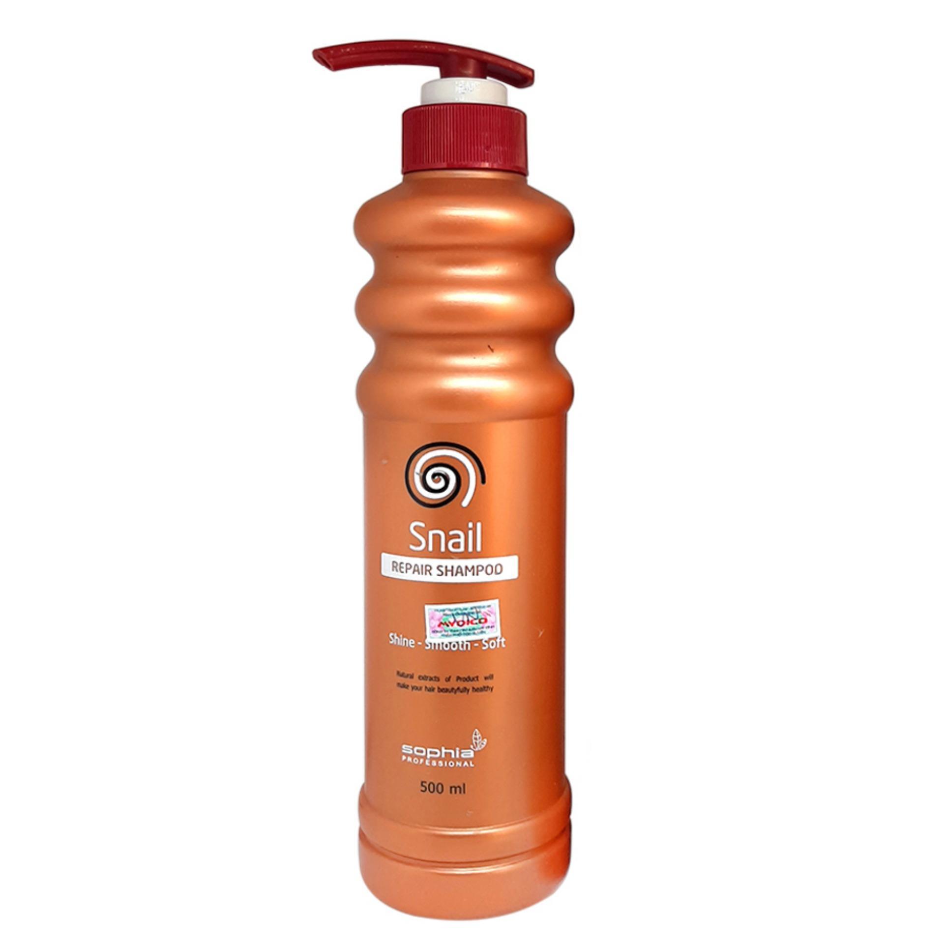 [HCM]Gội Xả Phục Hồi Tóc Snail Sophia Professional 500mlx2