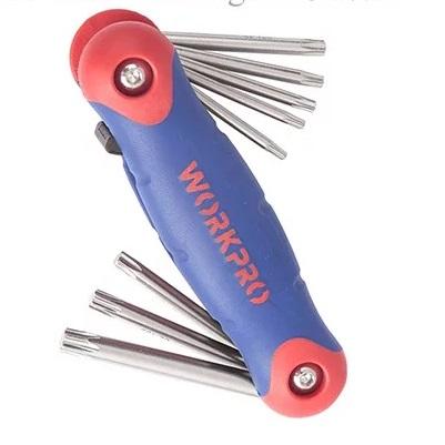 Bộ lục giác 8 chi tiết đầu sao Workpro W022003
