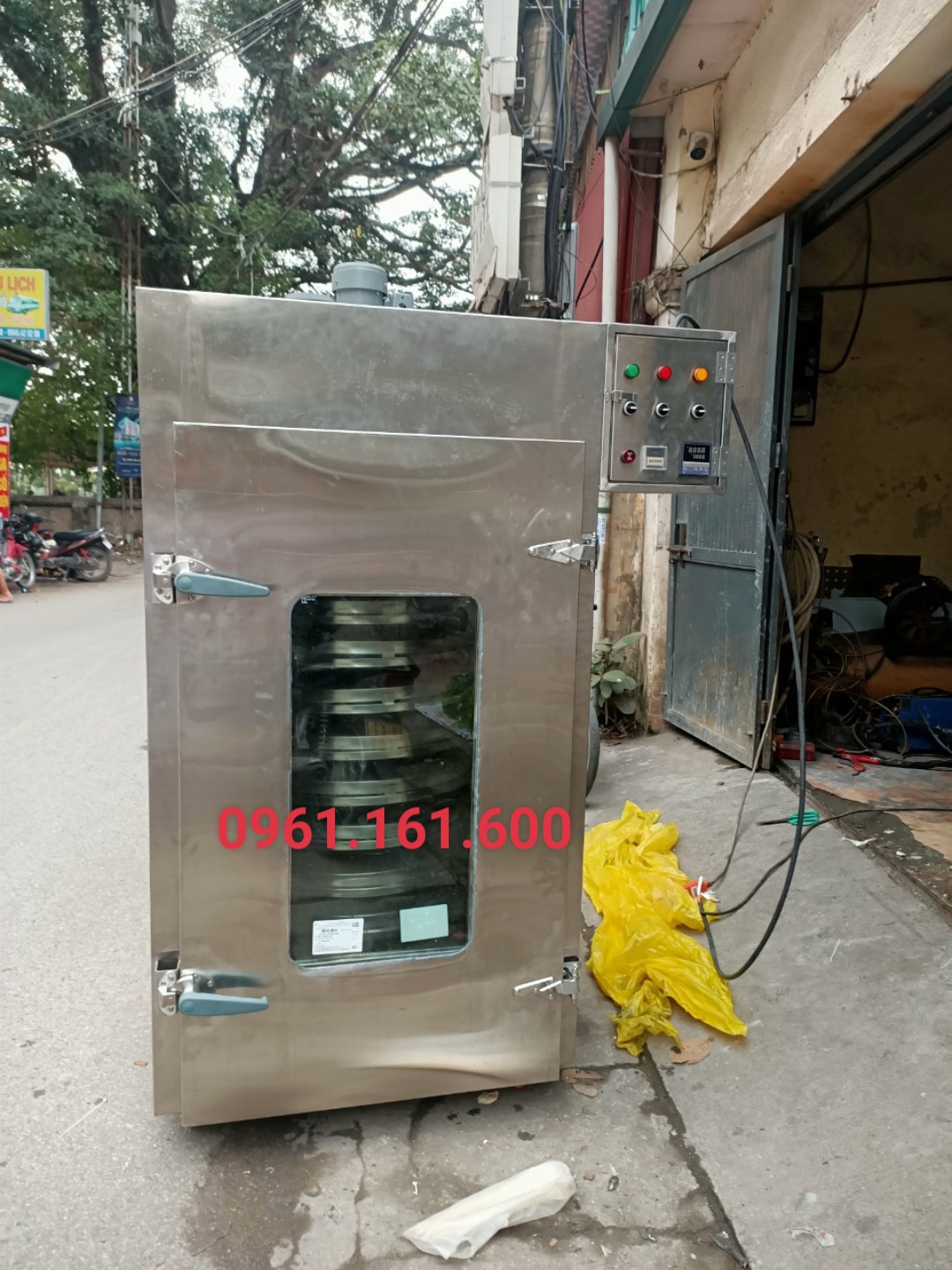 Tủ sấy nấm dạng xoay 12 khay