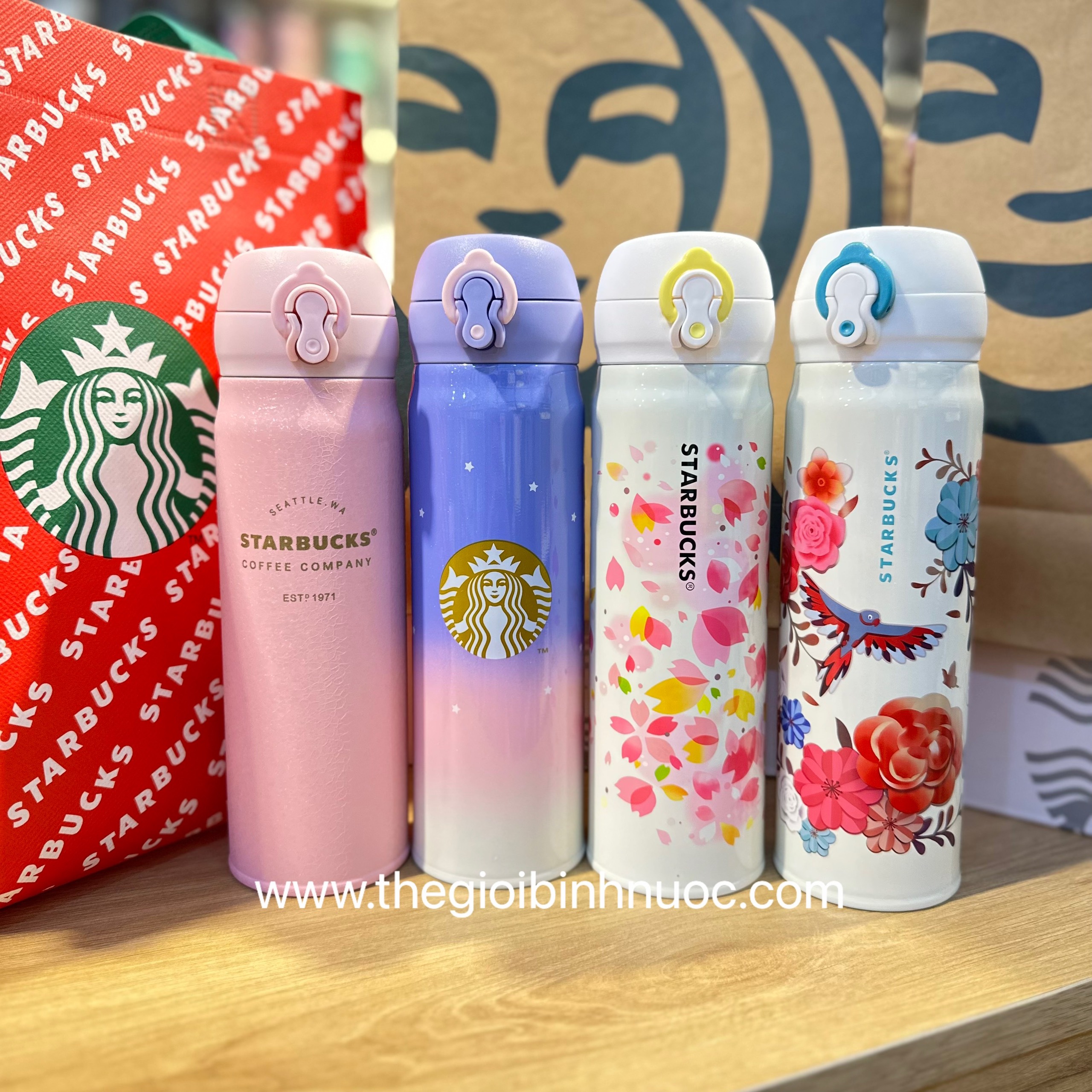 [HCM]Starbucks Thermos Stainless Steel Bottle B397