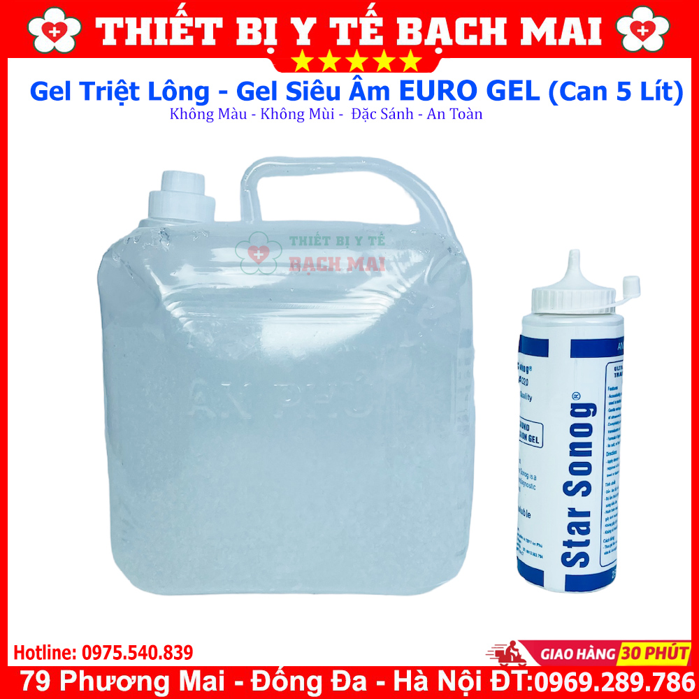 Gel Triệt Lông Euro Gel [Can5 Lít]