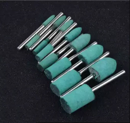 Bộ 10 mũi cao su đánh bóng mini dùng cho máy khoan điện đa năng cầm tay