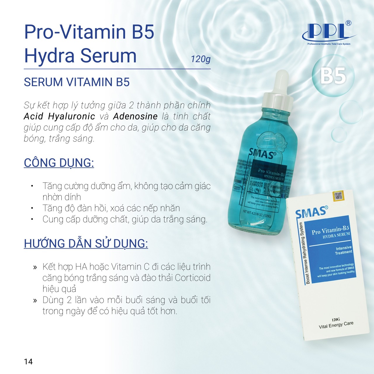 Serum vitamin B5 chính hãng